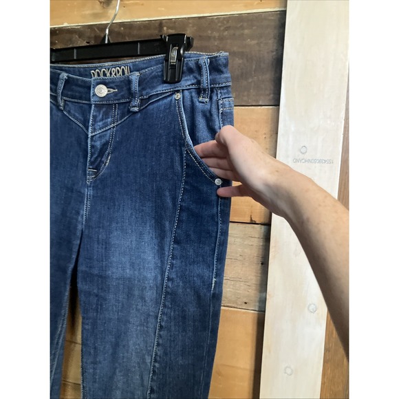 Rock n Roll Womens Jeans Riding Size 30 X 32 Boot Cut Denim Cowgirl - Picture 4 of 11